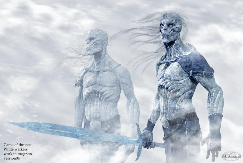 Illustration for article titled Game of Thrones concept art gives us a closer look at the White Walkers